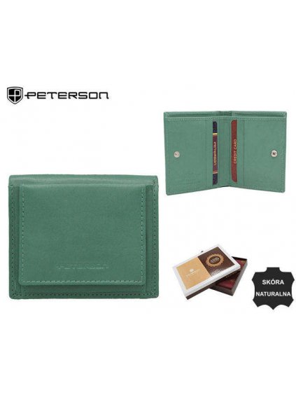 Jednoduchá dámská kožená peněženka - PETERSON