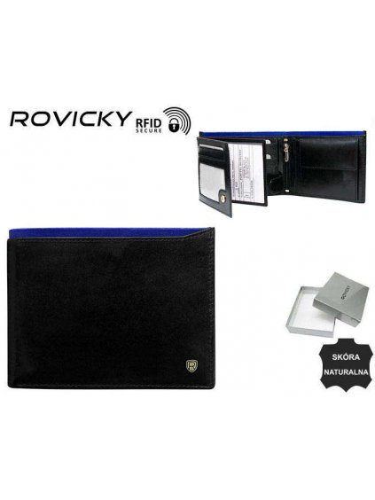 Pánská kožená peněženka - RFID ROVICKY