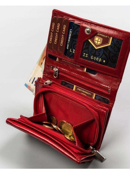 Dámská kožená peněženka - PETERSON