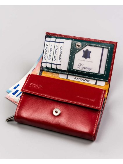 Stylová kožená peněženka pro ženy s jedinečným designem - ROVICKY