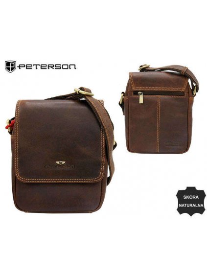 Klasická, nadčasová pánská taška - PETERSON
