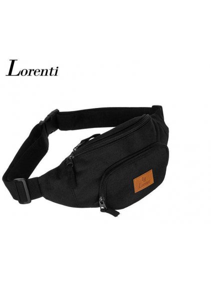 Jednoduchá, univerzální textilní taška do pasu - LORENTI