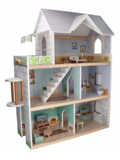 Velký dřevěný domeček pro panenky