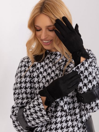 Dámské elegantní dotykové zimní rukavice - WOOL FASHION ITALIA