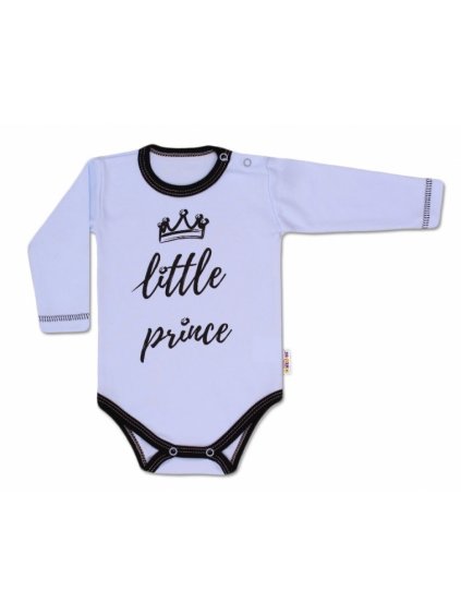 Baby Nellys Body dlouhý rukáv, Little Prince - modré