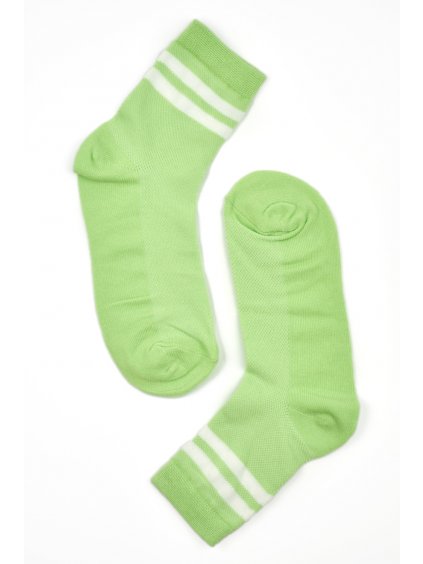 Ponožky nad kotník sportovní zelené