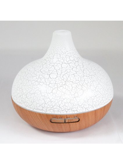 Aroma Difuzér Santorini - Popraskaný Efekt - USB kabel - Měnící se Barvy - Časovač