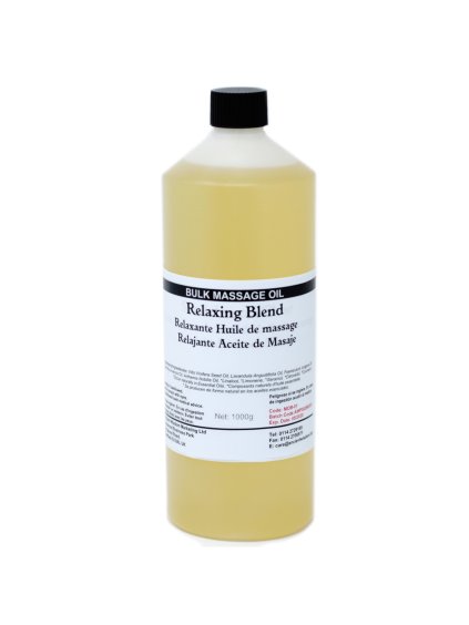 Koupelový a Masážní Olej - 1 Kg (Varianta Relaxační Směs - 1 Kg)
