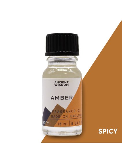 Aroma Vonný Olej 10 ml - 93 druhů (Varianta Vonný Olej Jantar 10 ml)