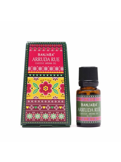 Banjara Indické Vonné Oleje 10ml - Made in India (Varianta Arruda Rue -)