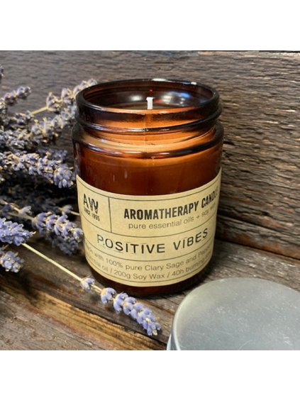 Aromaterapeutická Sójová Svíčka 200g