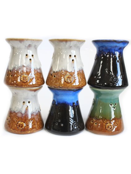 Klasické Rustikální Aroma Lampy - Květy (různé)