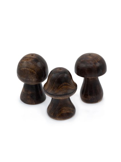 Set 3 Mini Stojánků - Hříbky (8cm 7cm 6.5cm)