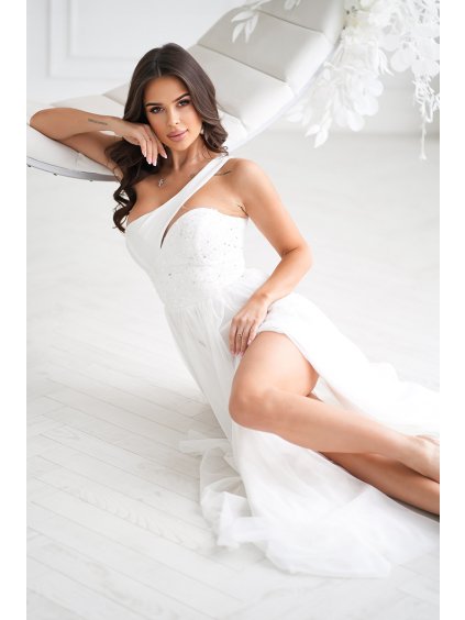 288522 dlouhe spolecenske saty s flitry a rozparkem bicotone