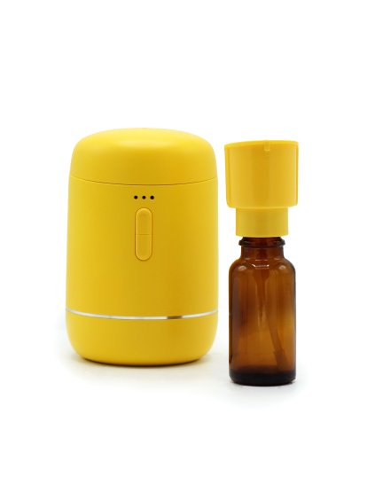 Suchý Aroma Difuzér - Nebulizér - USB-USB-C - Žlutý
