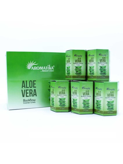 Aromatika Masala Kužele Tekoucí Dým - Aloe Vera