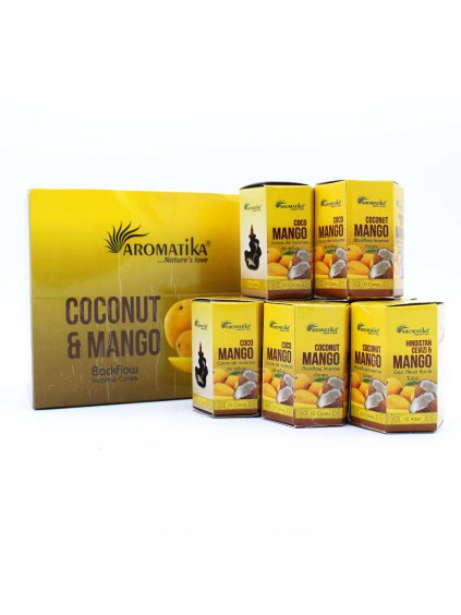 Aromatika Masala Kužele Tekoucí Dým - Kokos a Mango