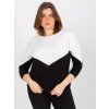 Dámská základní halenka plus size s 3/4 rukávem - RELEVANCE