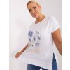 Dámské tričko, plus size, s krátkým rukávem - RELEVANCE