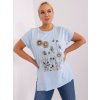 Dámské tričko, plus size, s krátkým rukávem - RELEVANCE