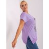 Dámské tričko, plus size, s krátkým rukávem - RELEVANCE