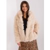 Dámská bunda z ekologické kožešiny - Wool Fashion Italia
