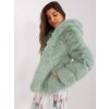 Dámská bunda z ekologické kožešiny - Wool Fashion Italia