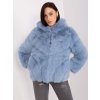 Dámská bunda z ekologické kožešiny - Wool Fashion Italia