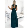 249930 1 dlouhe spolecenske saty lea s krajkovym vystrihem zelene numoco