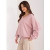 Dámská oversize mikina s perličkami - FANCY