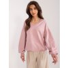 Dámská oversize mikina s perličkami - FANCY
