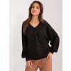 Dámská oversize mikina s perličkami - FANCY