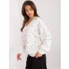 Dámská oversize mikina s perličkami - FANCY