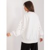 Dámská oversize mikina s perličkami - FANCY