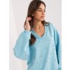 Dámská oversize mikina s perličkami - FANCY