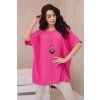 277875 16 oversize damske tricko s priveskem