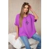 277875 52 oversize damske tricko s priveskem