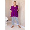 277875 81 oversize damske tricko s priveskem
