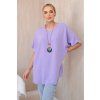 277875 88 oversize damske tricko s priveskem