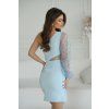 287772 2 kratke saty s flitrovym rukavem bicotone