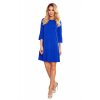 Pohodlné plisované šaty LUCY - královská modř - 228-8 - NUMOCO