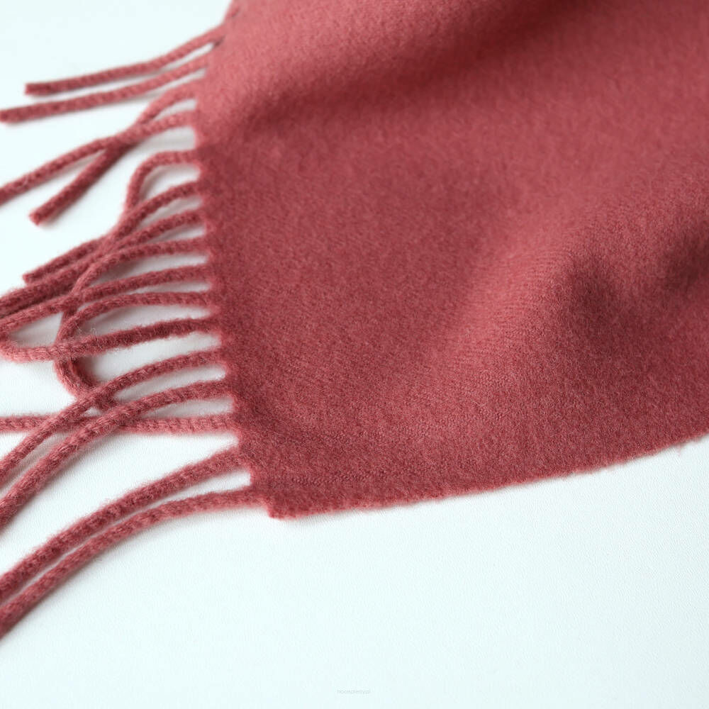 Merino vlnený pléd malinový 155×210 – detail štruktúry