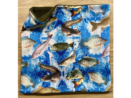 Nákrčník - dospělý - modré ryby - zimní