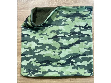 Nákrčník - dospělý - maskáč - zimní