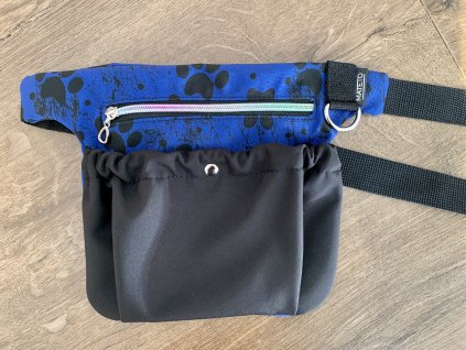 Pamlskovník - tmavě modrý / černá přední kapsa