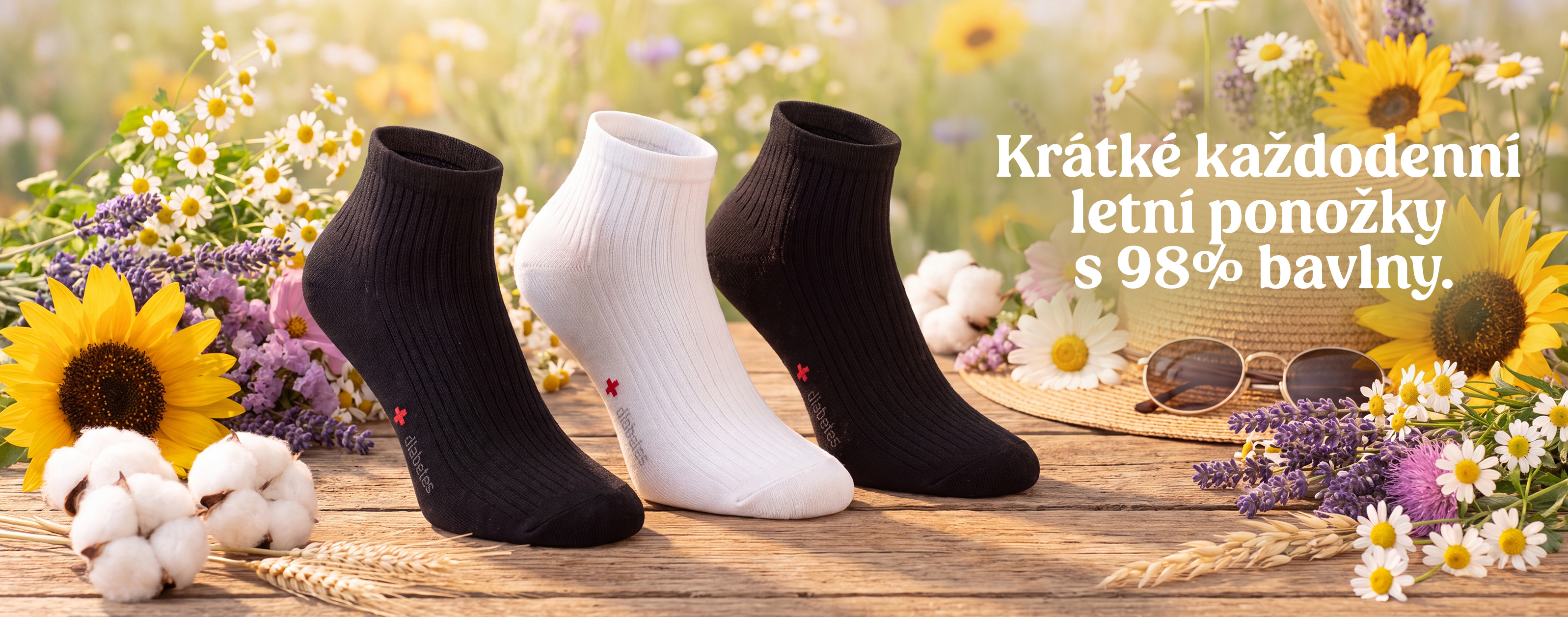 Letní krátké 98% bavlna