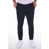 Tmavomodré nohavice -Káro Chinos ULTRA SLIM, bavlna stretch (Výšková veľkosť 3, Šírková veľkosť 50)