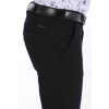 Čierne nohavice s mikrovzorom Chinos ULTRA SLIM, bavlna stretch (Výšková veľkosť 5, Šírková veľkosť 64)