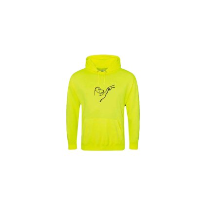 Mikina MATOBIC unisex Neón