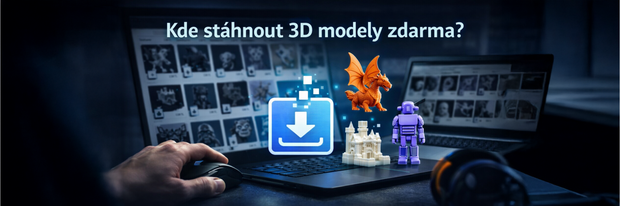 Kde stáhnout 3D modely zdarma?